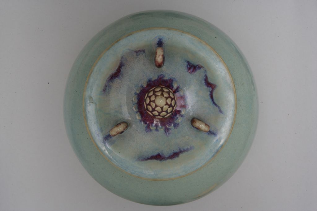 图片[2]-Jun Kiln Sky Blue Glaze Purple Red Spot Cap-China Archive